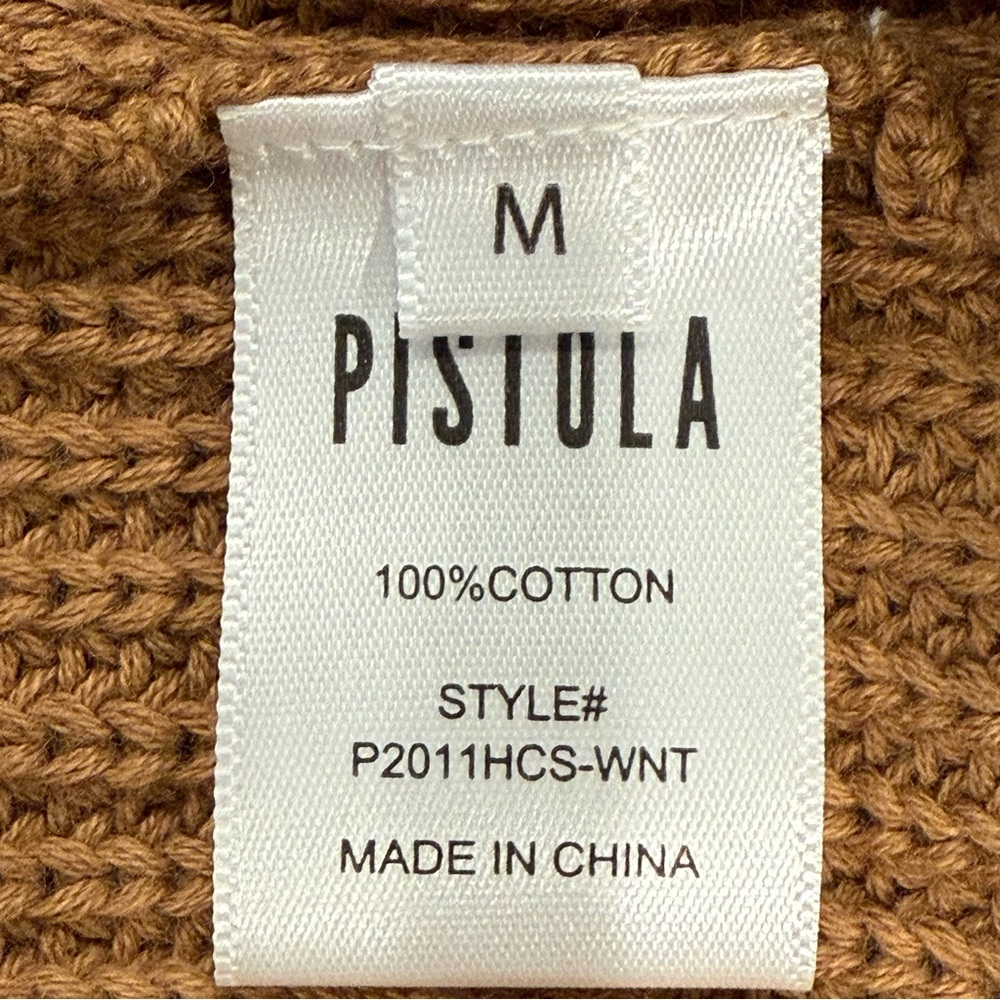 PISTOLA Brandy Turtleneck Pullover in Walnut - Picture 6 of 8
